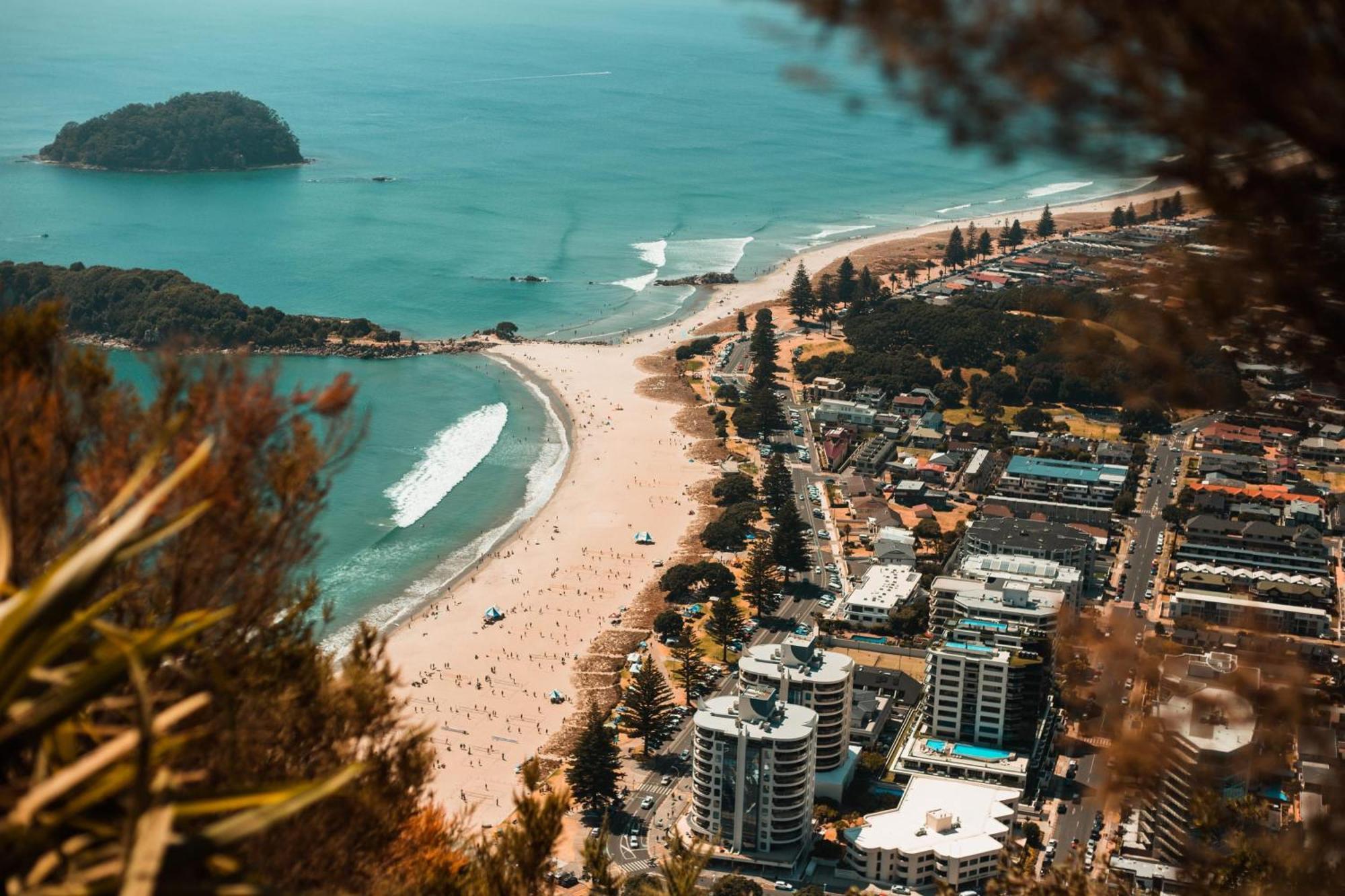 Seaside Escape Villa Mount Maunganui Bagian luar foto